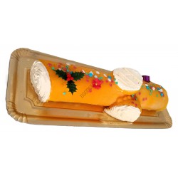 Tronco navidad yema, nata y...