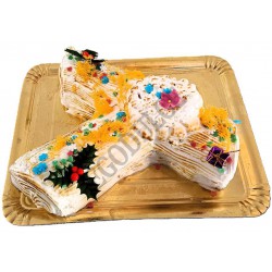 Rama de navidad turrón y...